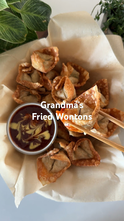 Grandma's fried wontons✨