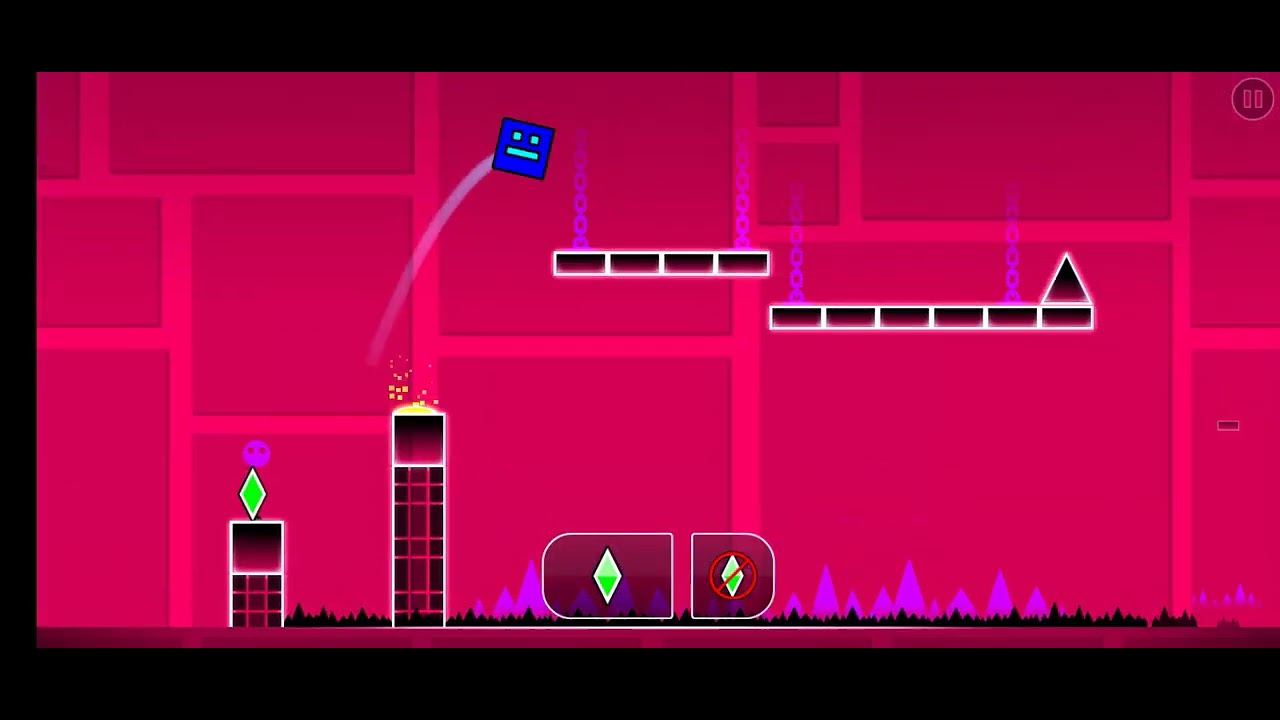 I play geometry dash 3 level complete