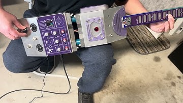 SpaceAxe Guitar-Like Synth With Touch Sensor Fretboard