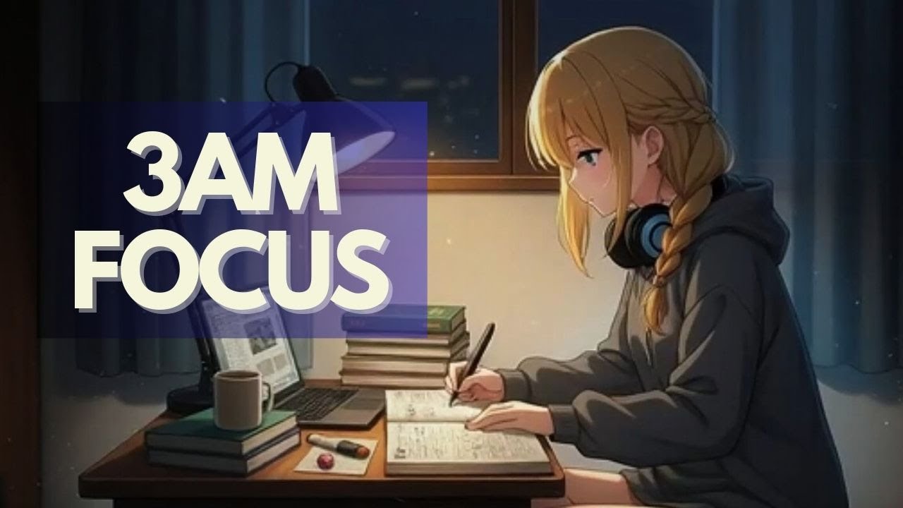 3AM Study Session 🎷 Deep Lofi Beats to Stay Focused Live