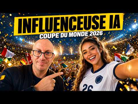 J'ai créé une influenceuse IA pour la Coupe du Monde 2026