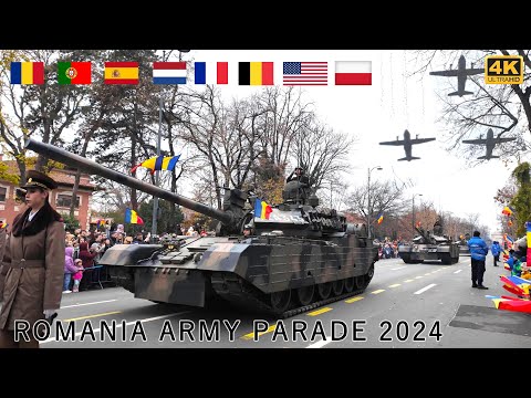 Epic Military Parade: Romania, USA, France & Spain Show Power | Tanks & Jets in Action!