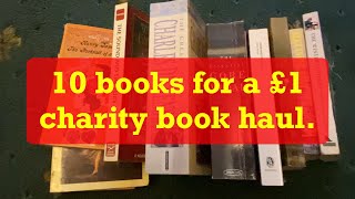 10 books for a £1 charity book haul