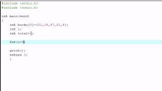 Famous C Programming Tutorial 15 Simple Array Program Profile