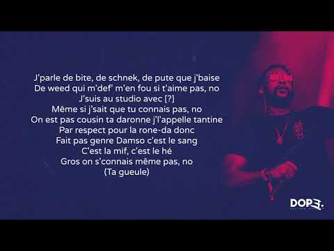 Damso ft Kalash - JTC (Jamais tu connais) | LYRICS / PAROLES