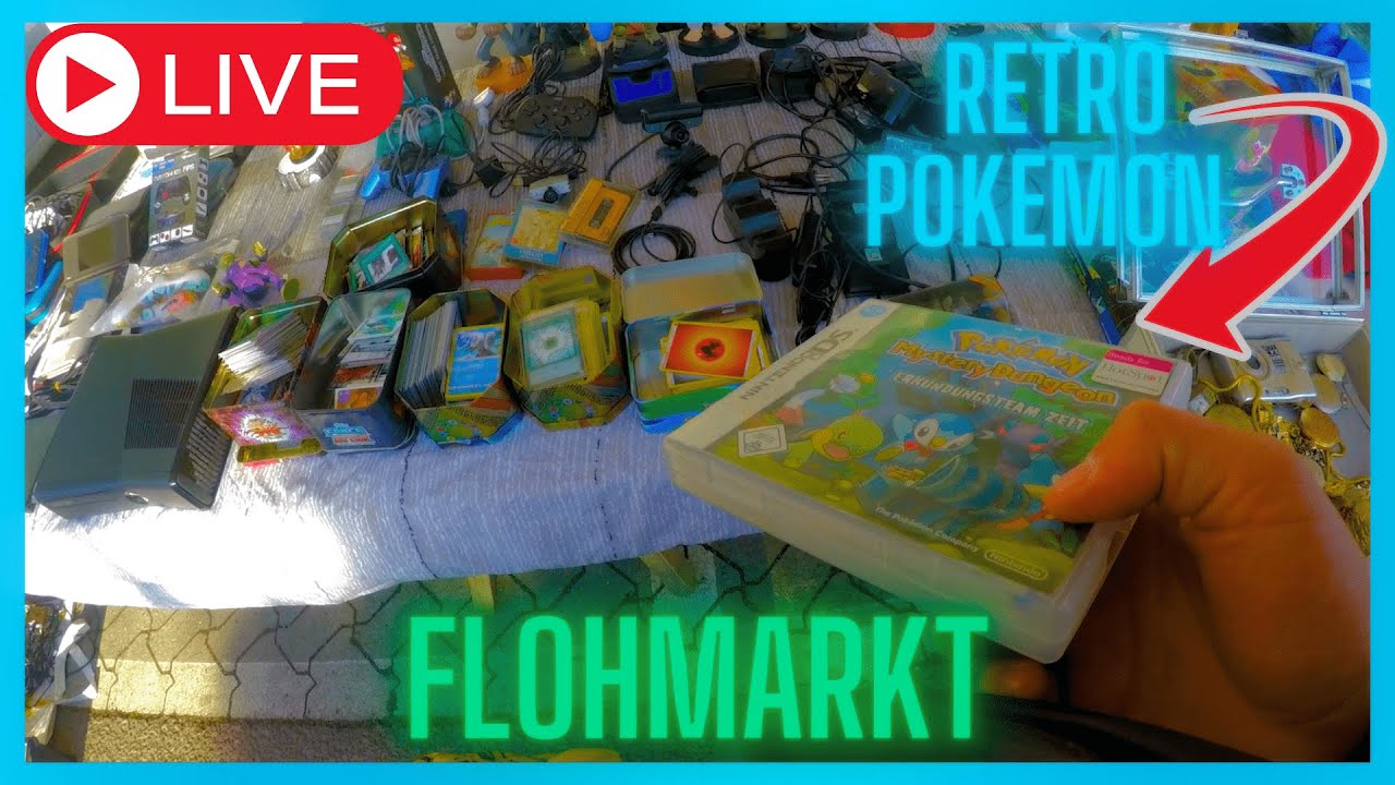 MEGA viele RETRO Nintendo Spiele!!! 🤯 Live Flohmarkt Retro hunting 💸