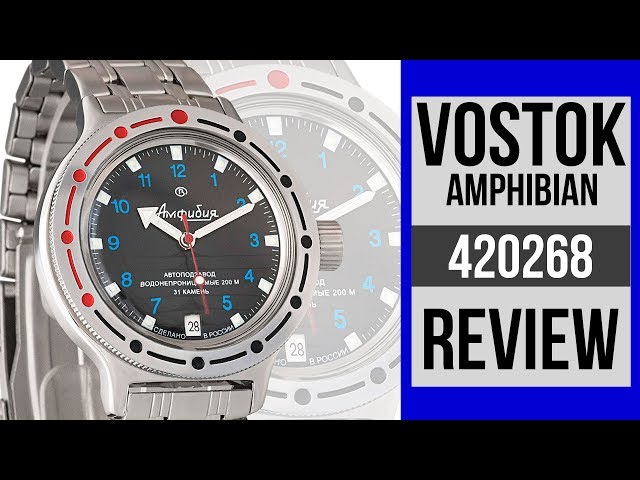 Vostok Amphibian 420268 Wrist Watch Review - YouTube