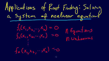 2.3.1-Roots: Solving Systems of Nonlinear Equations