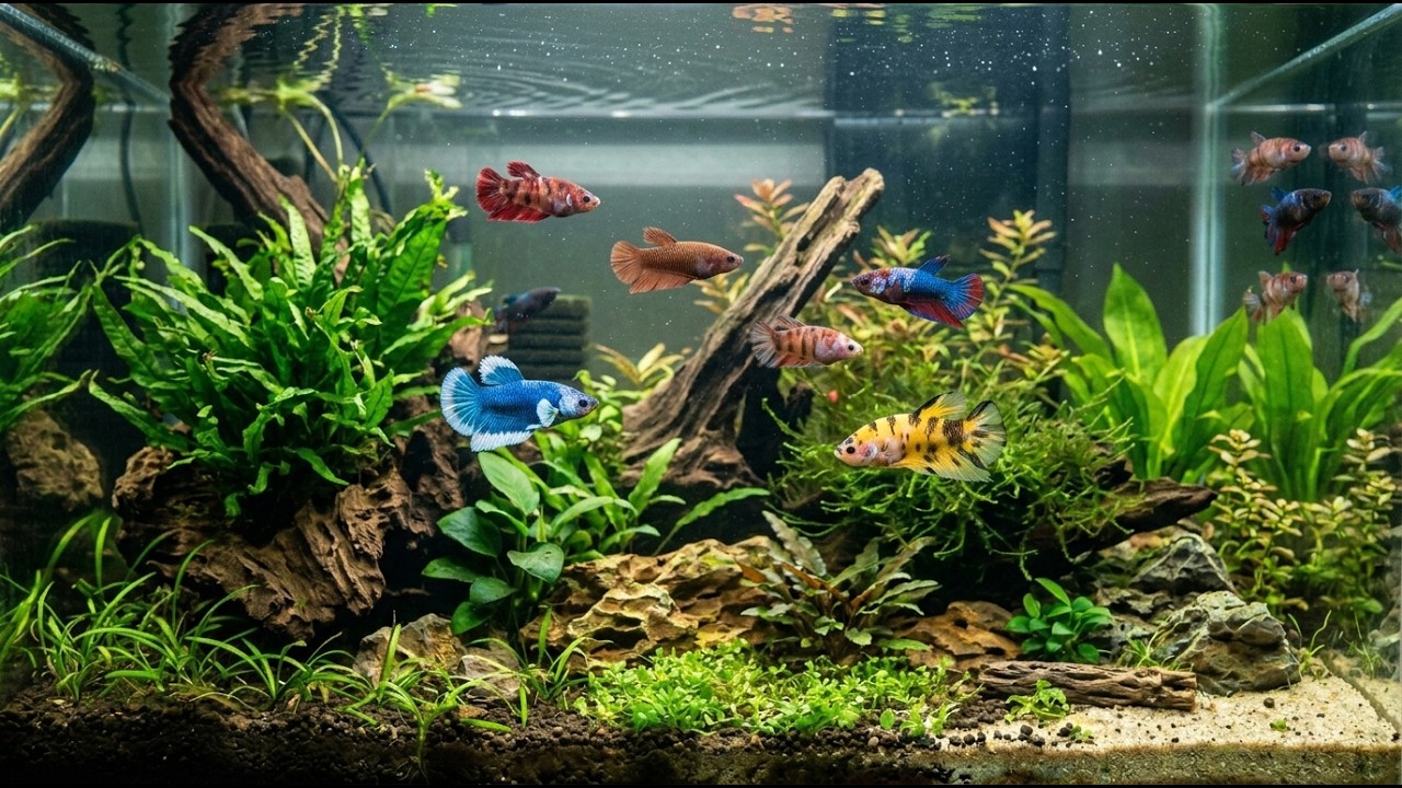 Top 10 Most Beautiful Betta Fish in the World | Rare Betta Fish Colors in 4K #top10bettafish #betta