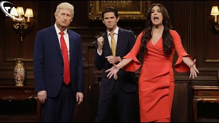 'Saturday Night Live' takes on Donald Trump's latest business venture and son Don Jr.'s fiancée.
