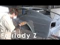 PART⑨【旧車S30Z】集中しすぎてエコノミー症候群になりかけた。懐かしいフェラーリホーン鳴らしてみた。Rear quarter welding