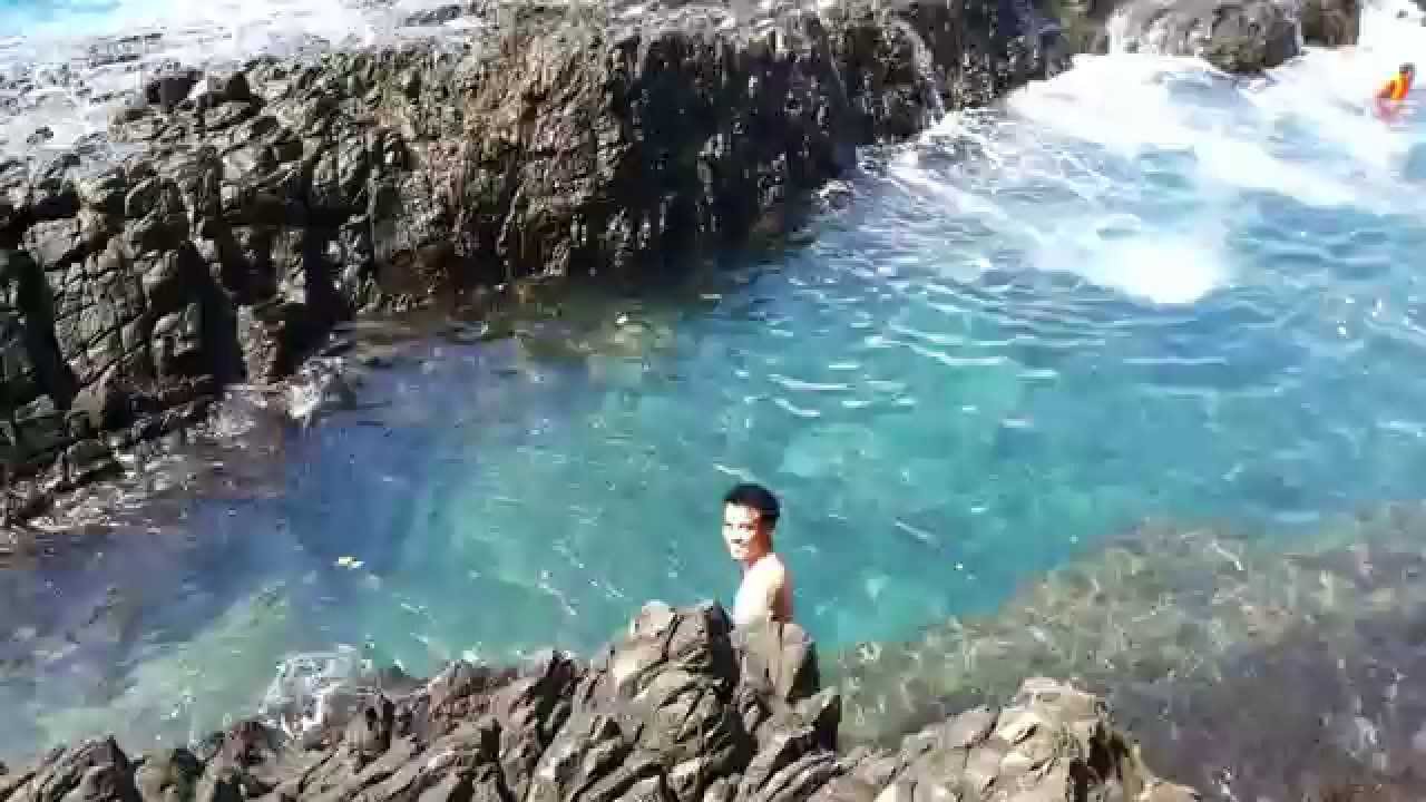  Laguna  Gayau a natural swimming pool at Teluk Kiluan 