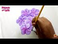 Pintura En Tela Principiantes Como Pintar Flores / Violetas