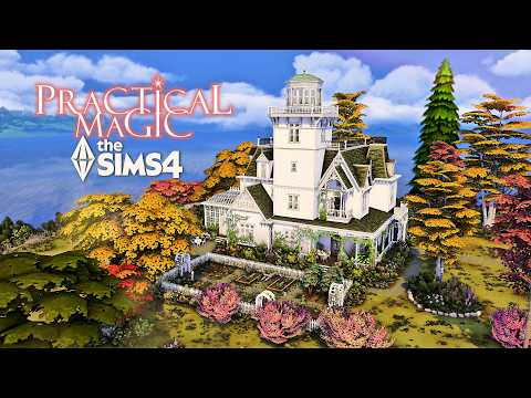 I spent 4 MONTHS recreating the Practical Magic House in The Sims 4! (Stop Motion & Tour)