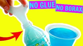 NO GLUE WATER SLIME 💦 HOW TO MAKE CLEAR SLIME WITHOUT GLUE, WITHOUT BORAX!