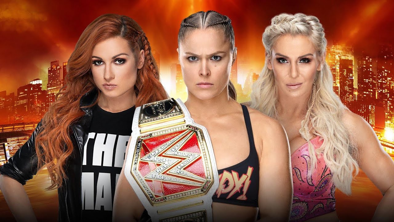 WWE Wrestlemania 35 Becky Lynch vs Charlotte Flair vs Ronda Rousey FULL Match