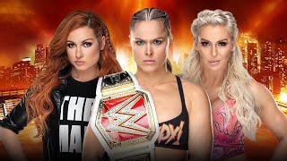 WWE Wrestlemania 35 Becky Lynch vs Charlotte Flair vs Ronda Rousey FULL Match