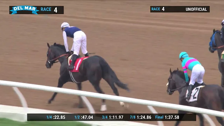 Go Joe Won wins race 4 at Del Mar 8/4/22