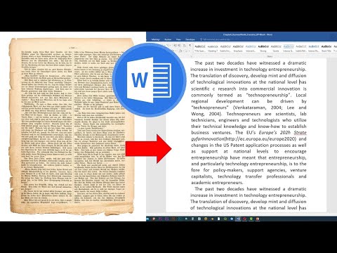How to convert an image to Text in Word