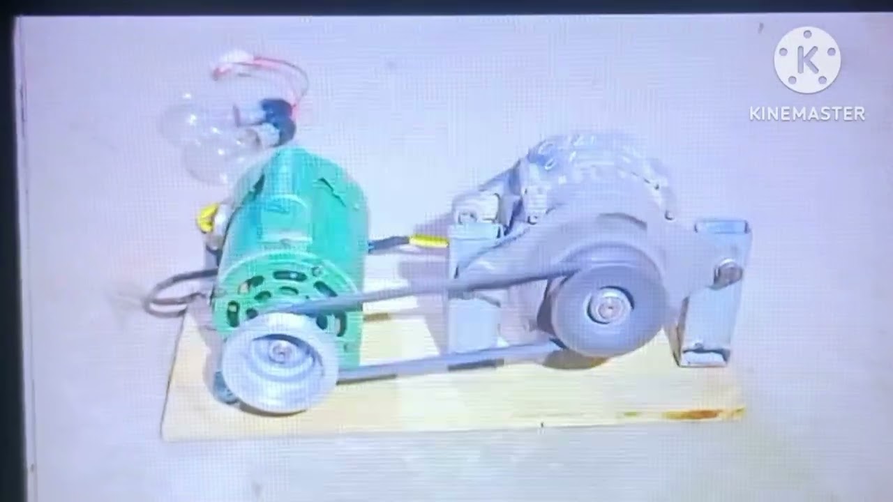 How to generate homemade infinite energy with a car alternator and an engine P2💡💡💡