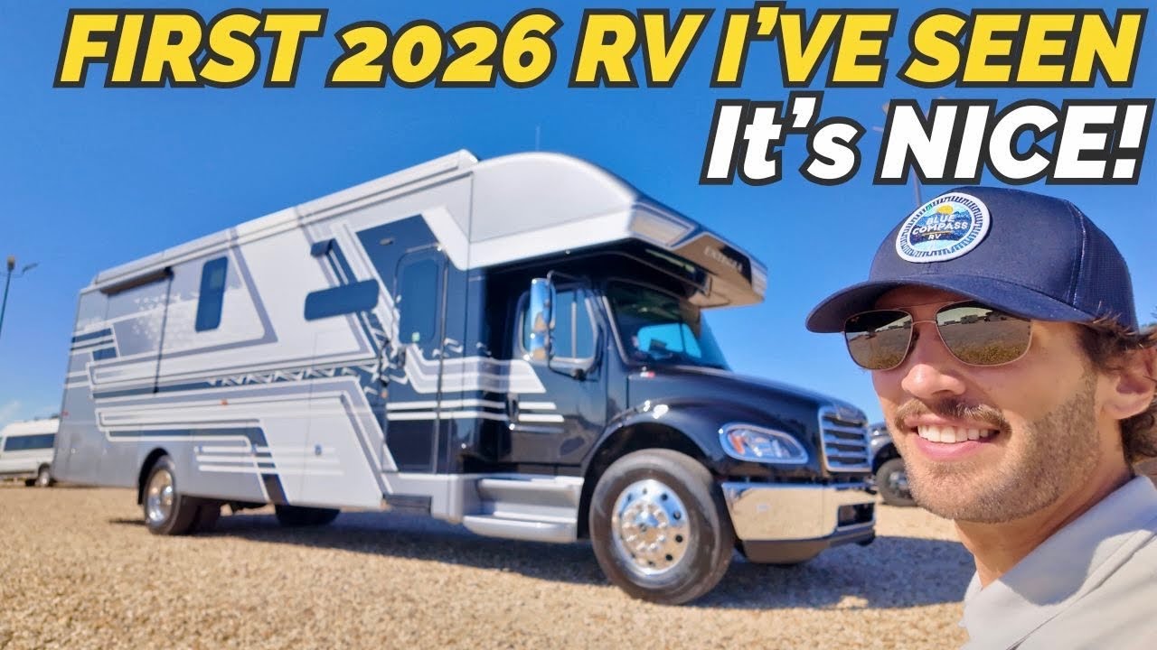 First 2026 RV I’ve seen and it’s a Super C motorhome! 2026 Entegra ...