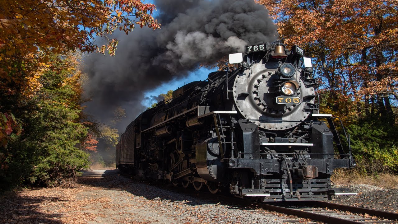 Nickel Plate Road 765: Fall Colors Steam Special 2024 (4K) - YouTube