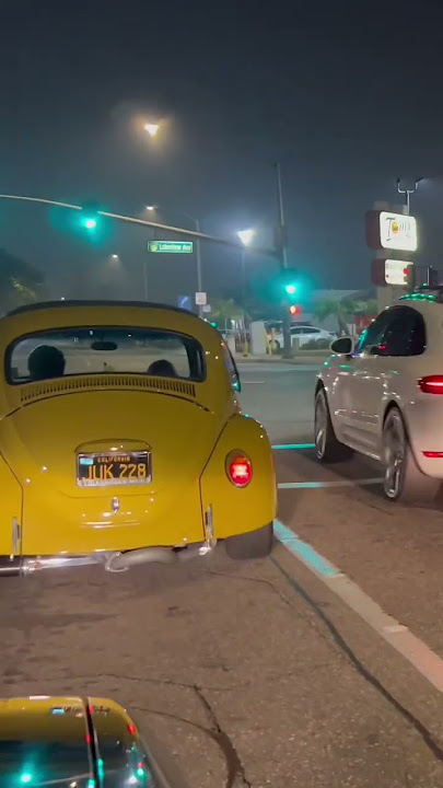 Night race! The sound of Cal Look VWs #dkk #volkswagen #vwbeetle #vw #dkp