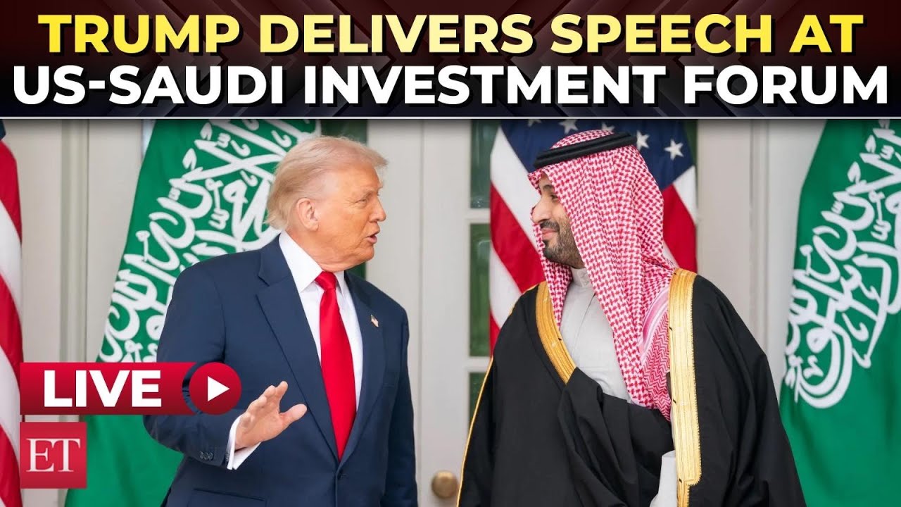 LIVE: Trump speaks at investment forum after Saudi's massive $1tn announcement| Elon Musk | Nvidia