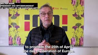 Walter Baier on the No Pasaran Conference in Lisbon 20-04-2024