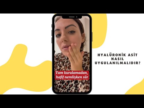 Video: Hyaluronik Asit Kullanmanın 3 Yolu