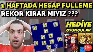 0 TL İLE 1 HAFTADA HESAP FULLEME ⚽ REKOR GELİR Mİ ? #3 ( eFootball 2024 Mobile )