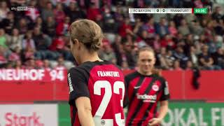 German Women's Cup 2023/24. Semi-final. Bayern München vs Eintracht Frankfurt