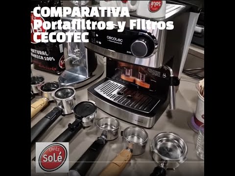 Comparativa de Portafiltros y Filtros CECOTEC !! Cuál es el mío