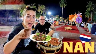 First time in NAN THAILAND Night Market 🇹🇭