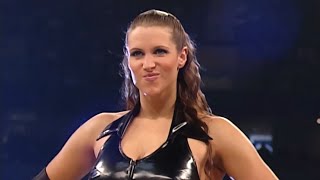 Stephanie Mcmahon Vs. Chris Jericho Vs. Triple H Part 1 - Monday Night RAW!