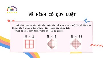 Học viện STEAM: Gợi ý - Đề Tin học trẻ - Tỉnh Bình Định - Năm 2023 - Câu 1: Vẽ hình