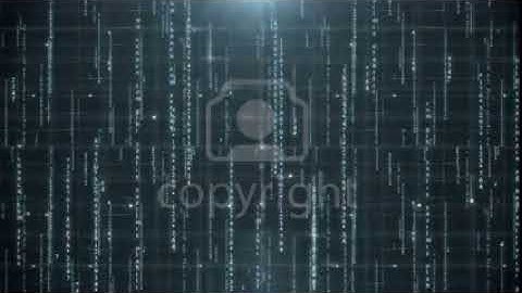 Footage - Matrix text digital data 4K