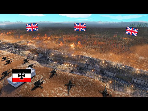 BATTLE OF THE SOMME! – 3,000,000 British CHARGE! – The Great War: Western Front NEW RTS
