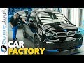 BMW i3 and BMW i3S - CAR FACTORY Final ASSEMBLY Line Manufactory