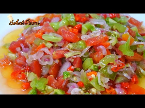 Sambal khas Manado || Cara Membuat Sambal Dabu Dabu Seger Banget