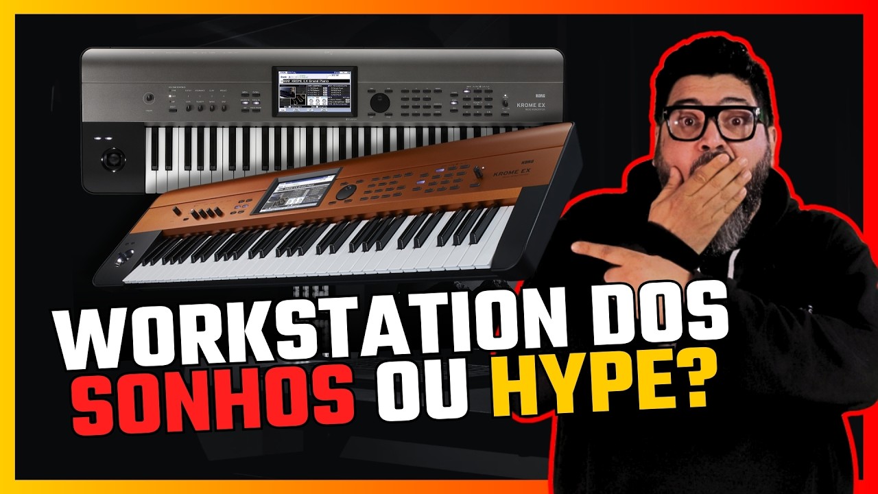 TECLADO CUSTO-BENEFÍCIO DA KORG || REVIEW DO KORG KROME EX