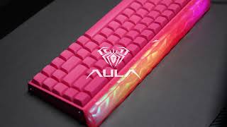 Meet the AULA HERO68 HE in Rose Red ⌨️❤️