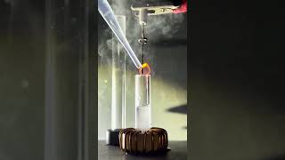 60 kV electrolysis-driven bubble column with possible cavitation-like collapse events