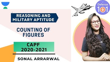 Counting of Figures (Part-1) | Reasoning and Military Aptitude | Target CAPF 2020-2021