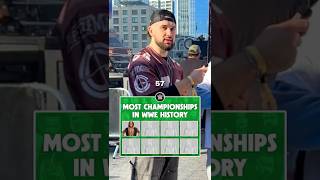 CAN YOU NAME WRESTLERS WITH THE MOST WWE CHAMPIONSHIPS?