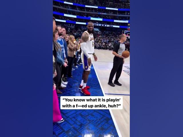 This courtside conversation between LeBron James and Patrick Mahomes 👀
