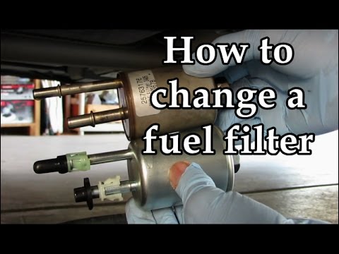 Learn how to find and replace a fuel filter on a Cadillac STS – Restore power