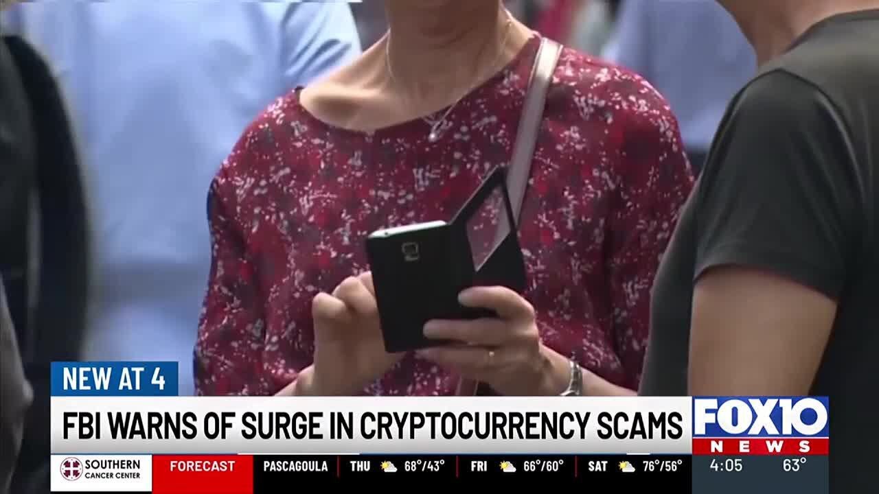 FBI warns of surge in cryptocurrency scams