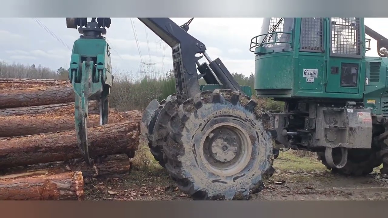 Camox F140 Grue Forestière 1/43 - Résine - Série Limitée - Débardage Bois