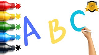 ABC Writing Practice for Little Kids | Interactive A-Z Learning with Phonics | 977 Video